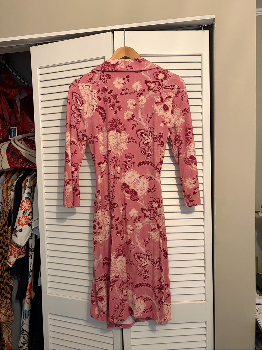 Spartina 449 Pink Cristina Wrap Dress - Picture 4 of 6